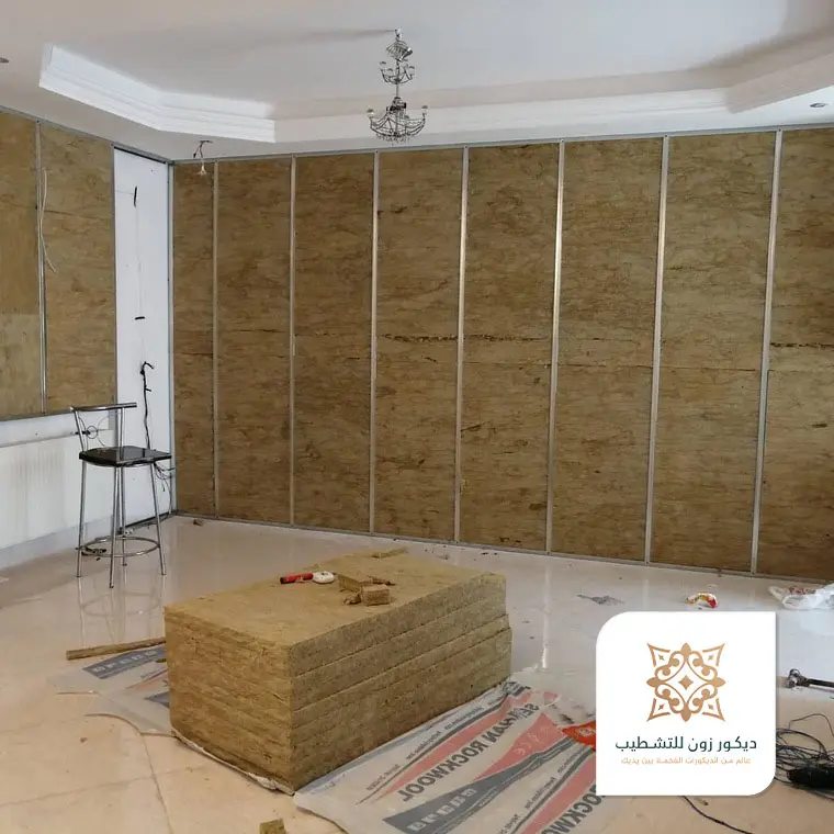 عازل صوت للجدار الجبيل
